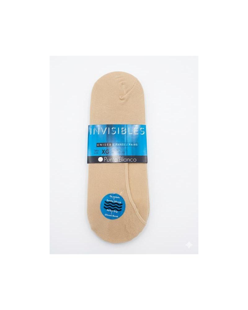 DUPLO INVISIBLE PUNTO BLANCO 13441-00 COLOR: blanco, negro, beige; TALLAS: 39/43, 44/48 Temporada: verano 2026 -   -