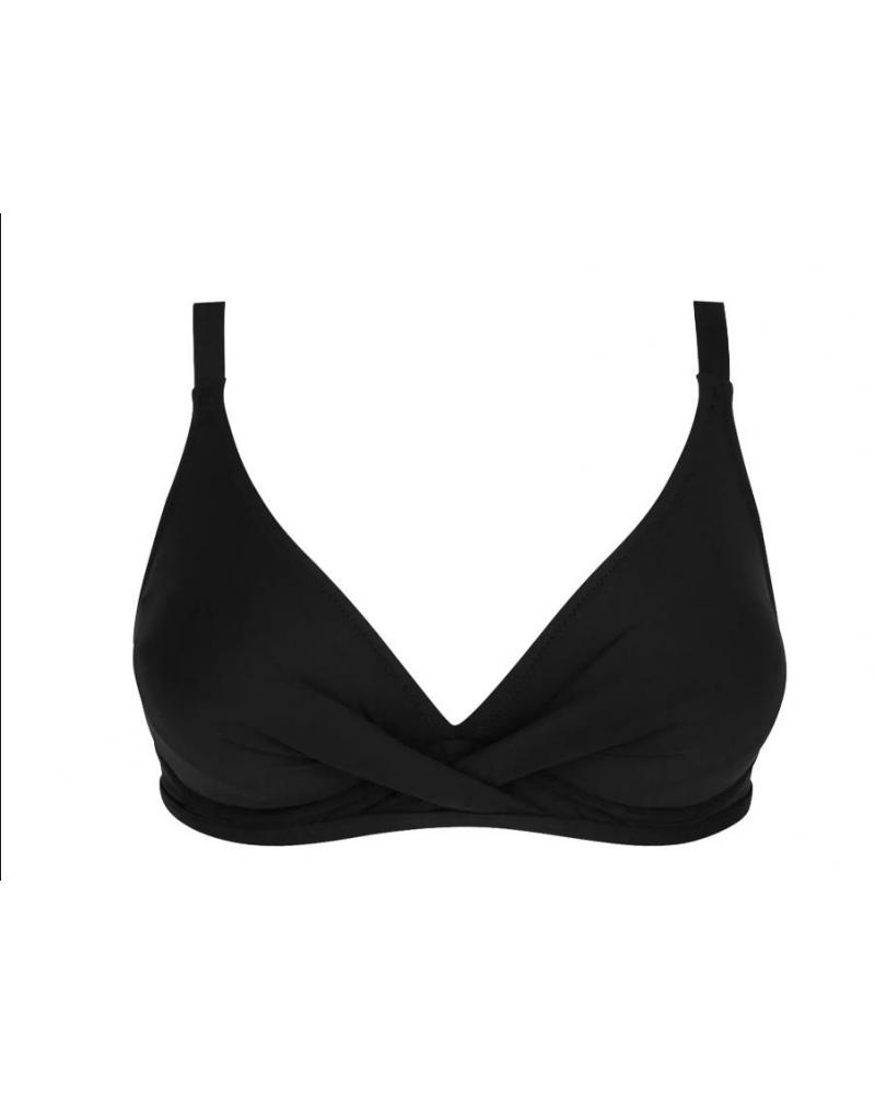 TOP BIKINII TRIANGULO COPA D FBB3314 LA CHIQUISSIMA ANTIGEL TALLAS: 90, 95, 100, 85, 105; COLOR: prune, bleu azur