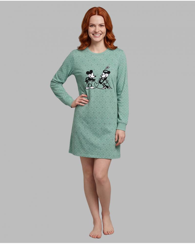 CAMISON SEÑORETTA DYSNEY MINNIE 262135 TALLAS: m; COLOR: verde Temporada: invierno 26 -   - PEPI GUERRA