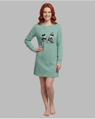 CAMISON SEÑORETTA DYSNEY MINNIE 262135 TALLAS: m; COLOR: verde Temporada: invierno 26 -   - PEPI GUERRA