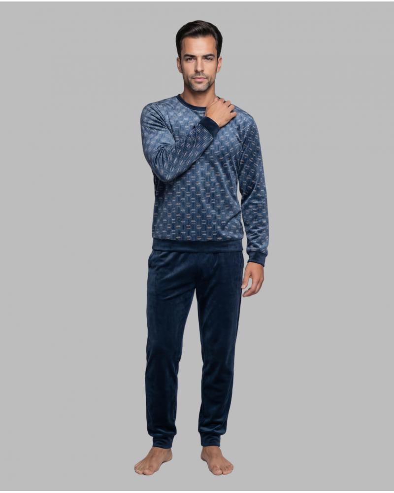 PIJAMA HOMBRE MARCA SOY VELOUR 262601 TALLAS: m, l, xl, xxl; COLOR: unico Temporada: invierno 26 -   - PEPI GUERRA