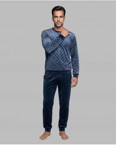 PIJAMA HOMBRE MARCA SOY VELOUR 262601 TALLAS: m, l, xl, xxl; COLOR: unico Temporada: invierno 26 -   - PEPI GUERRA