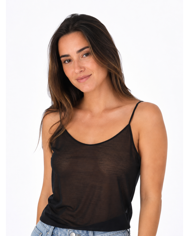 CTA. B DENIS JANIRA CAMISETA TIRANTE FINO TALLAS: s, m, l; COLOR: negro, bruma Temporada: ver18 - Lencería Mujer Online