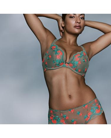 SUJETADOR PRIMA DONNA COPA E 0163542 CALA LUNA TALLAS: 90, 95, 100, 85, 105, 110; COLOR: botanique Temporada: invierno