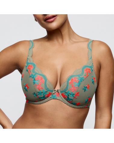 SUJETADOR PRIMA DONNA COPA E 0163542 CALA LUNA TALLAS: 90, 95, 100, 85, 105, 110; COLOR: botanique Temporada: invierno