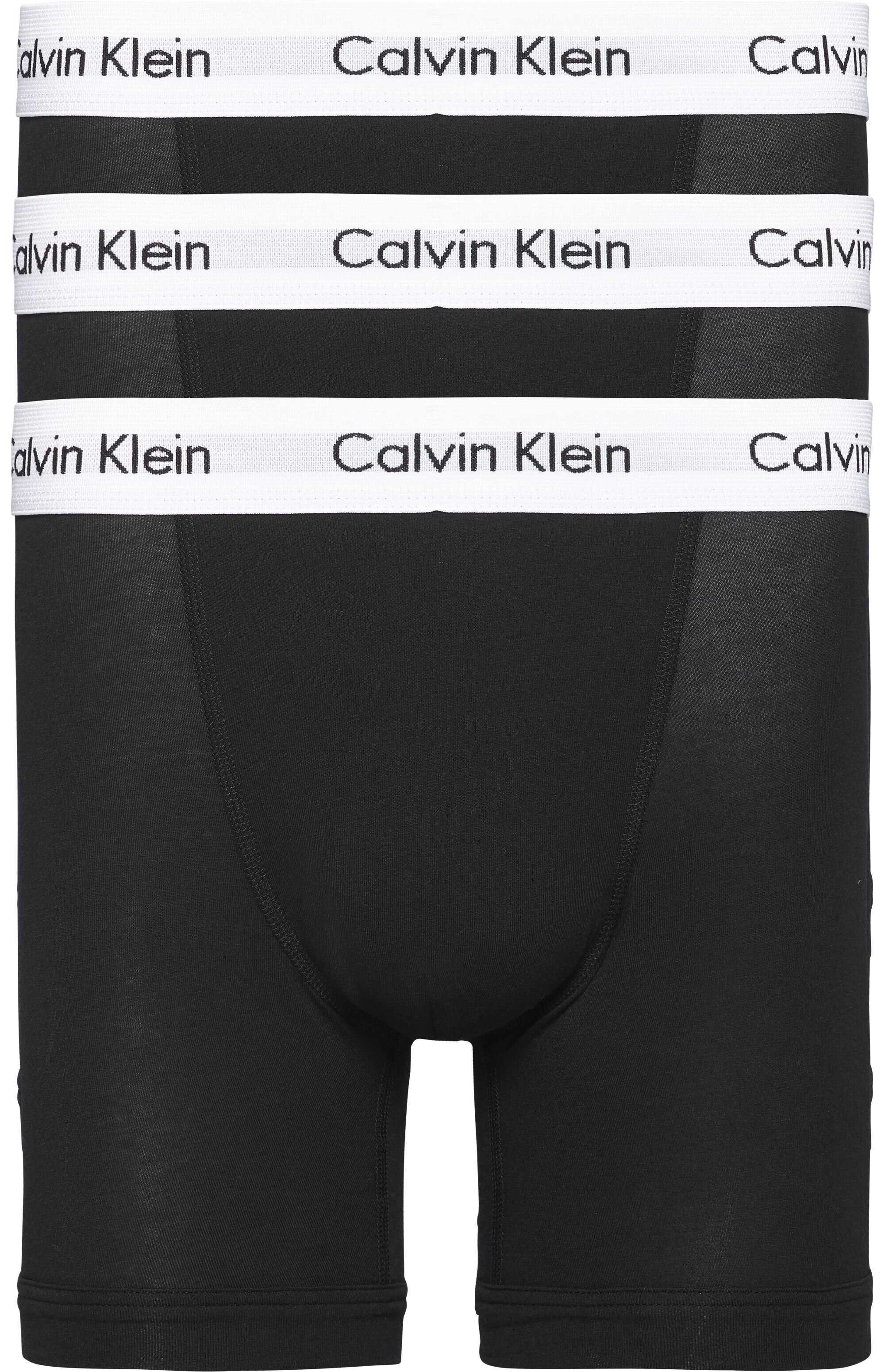 Pack 3 boxers largos algodón elástico Calvin Klein