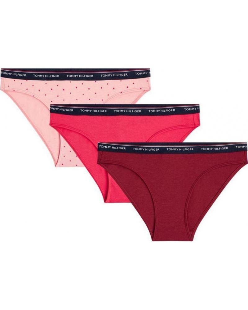 Pack 3 Bragas Tommy Hilfiger - TALLAS S COLOR Rojo