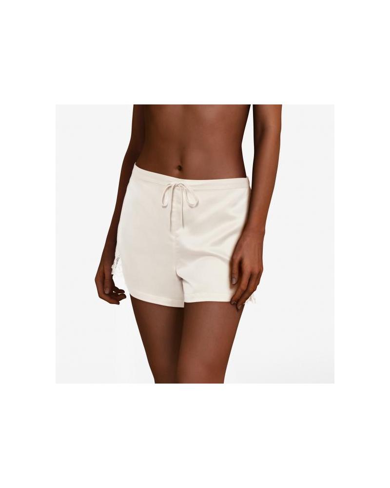 Pantalón Pijama Señora Passionata colección Thelma - TALLAS S COLOR Blanco  roto