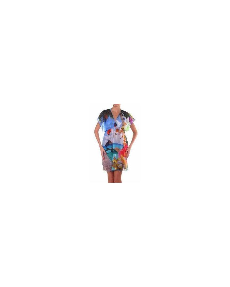 Kaftan Antigel Colección La Tahitienne  Composición: poliéster -   - PEPI GUERRA