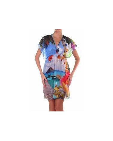 Kaftan Antigel Colección La Tahitienne  Composición: poliéster -   - PEPI GUERRA