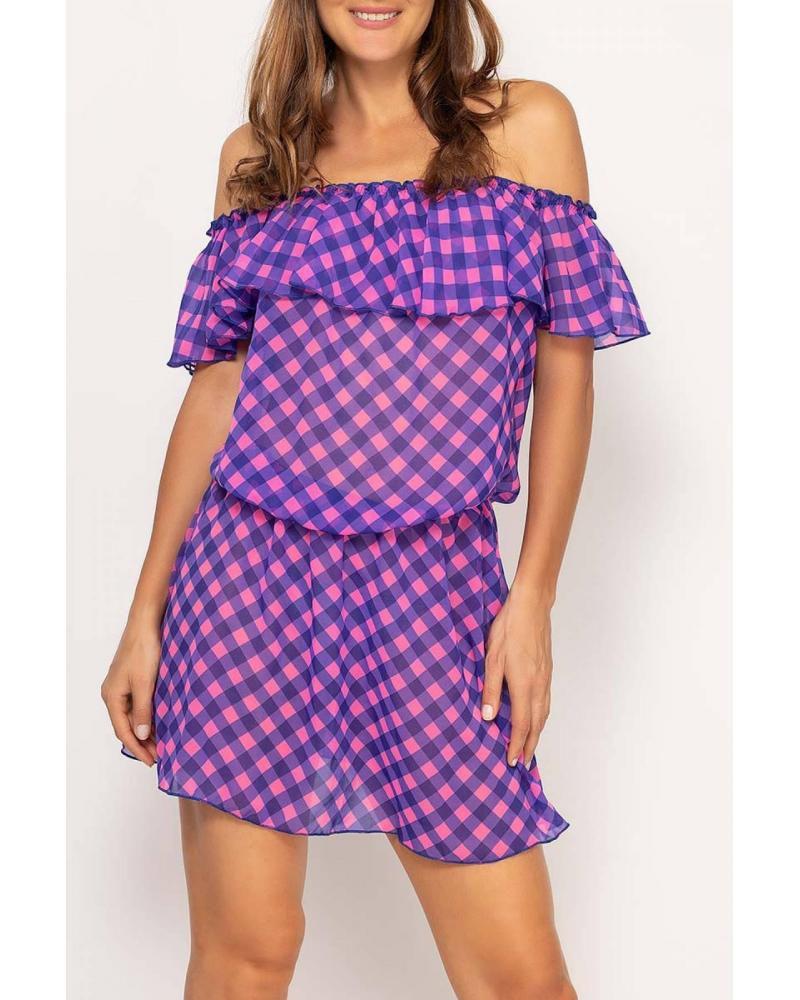 Vestido Playa Antigel Colección La Badineuse  Composición: poliéster - BAÑO  - PEPI GUERRA