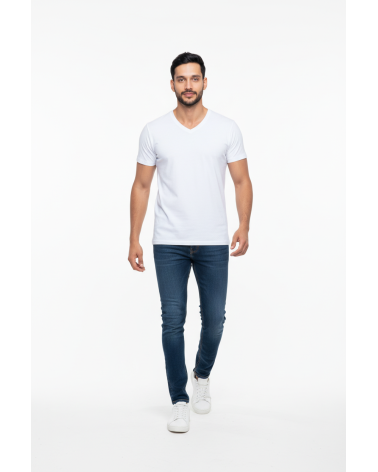 CAMISETA ABANADERADO ESCOTE CUELLO PICO 508