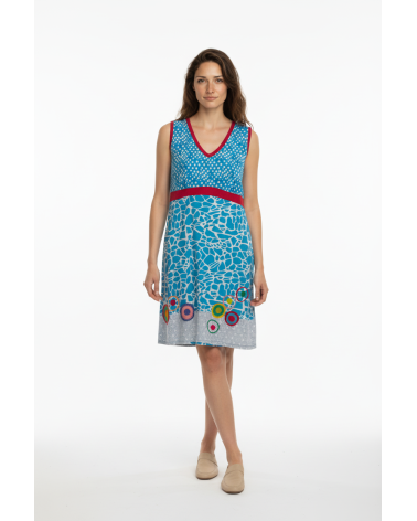 VESTIDO ALGODON SEÑORETTA SIN MANGAS 111516