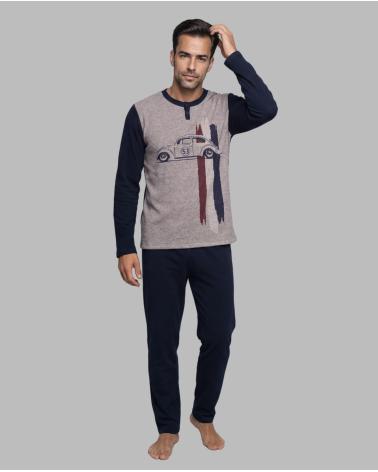 PIJAMA HOMBRE MARCA SOY PUNTO MILANO 262647 TALLAS: m, l, xl, xxl; COLOR: unico Temporada: invierno 26 -   - PEPI GUERRA