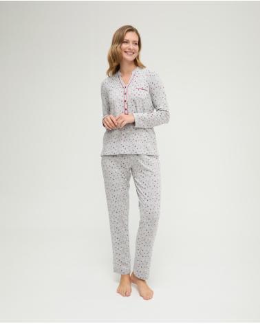 PIJAMA MUJER LOHE VIGORE ESTAMPADO Y261107