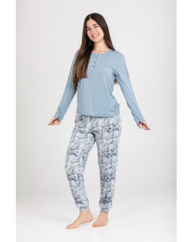 PIJAMA MUJER PETTUS VISCOSA 3834