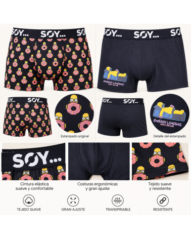 PACK 2 BOXERS THE SIMPSONS MARCA SOY 262612
