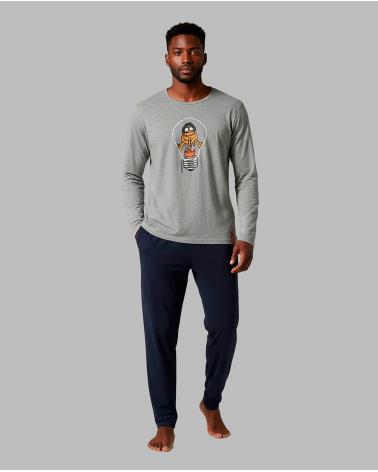 PIJAMA HOMBRE KUKUXUMUSU FUEGO AFELFADO 262253