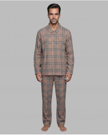 PIJAMA CABALLERO CUADROS MARCA SOY 262637