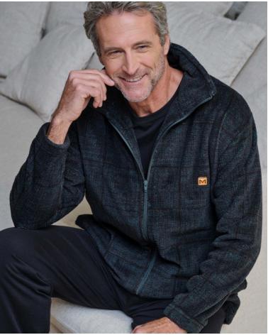 CHAQUETA CUADRO CREMALLERA HOMBRE L766303 MASSANA